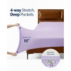 image:imageREST Evercool  Cooling Sheet Set for Hot Sleepers FullLavender Breeze