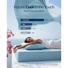 image:imageREST Evercool  Cooling Sheet Set for Hot Sleepers FullLight Blue