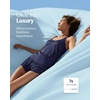 image:imageREST Evercool  Cooling Sheet Set for Hot Sleepers FullLight Blue