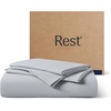 image:imageREST Evercool  Cooling Sheet Set for Hot Sleepers FullLight Gray