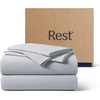 image:imageREST Evercool  Cooling Sheet Set for Hot Sleepers FullLight Gray