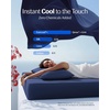 image:imageREST Evercool  Cooling Sheet Set for Hot Sleepers FullMidnight Blue