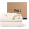 image:imageREST Evercool  Cooling Sheet Set for Hot Sleepers FullSnow Ivory