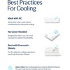 image:imageREST Evercool Cooling Comforter Blanket for Hot Sleepers KingCali KingArctic White