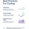 image:imageREST Evercool Cooling Comforter Blanket for Hot Sleepers KingCali KingLavender Breeze