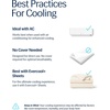 image:imageREST Evercool Cooling Comforter Blanket for Hot Sleepers KingCali KingSnow Ivory
