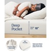 image:imageREST Evercool Cooling Comforter Set for Hot Sleepers 4PC QueenArctic White