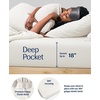 image:imageREST Evercool Cooling Comforter Set for Hot Sleepers 4PC QueenArctic White