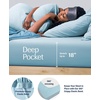 image:imageREST Evercool Cooling Comforter Set for Hot Sleepers 4PC QueenLight Blue