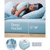 image:imageREST Evercool Cooling Comforter Set for Hot Sleepers 4PC QueenLight Blue