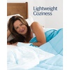 image:imageREST Evercool Cooling Comforter Set for Hot Sleepers 4PC QueenLight Blue