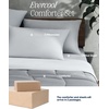 image:imageREST Evercool Cooling Comforter Set for Hot Sleepers 4PC QueenLight Gray