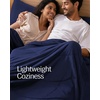image:imageREST Evercool Cooling Comforter Set for Hot Sleepers 4PC QueenMidnight Blue