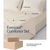 image:imageREST Evercool Cooling Comforter Set for Hot Sleepers 4PC QueenSnow Ivory