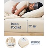 image:imageREST Evercool Cooling Comforter Set for Hot Sleepers 4PC QueenSnow Ivory