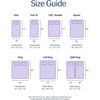 image:imageREST Evercool Cooling Fitted Sheet for Hot Sleepers KingLavender Breeze