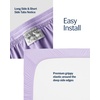 image:imageREST Evercool Cooling Fitted Sheet for Hot Sleepers KingLavender Breeze