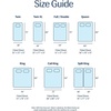 image:imageREST Evercool Cooling Fitted Sheet for Hot Sleepers KingLight Blue