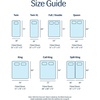 image:imageREST Evercool Cooling Fitted Sheet for Hot Sleepers KingLight Blue