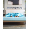image:imageREST Evercool Cooling Fitted Sheet for Hot Sleepers KingLight Blue