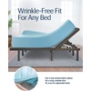 image:imageREST Evercool Cooling Fitted Sheet for Hot Sleepers KingLight Blue