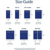 image:imageREST Evercool Cooling Fitted Sheet for Hot Sleepers KingMidnight Blue