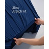 image:imageREST Evercool Cooling Fitted Sheet for Hot Sleepers KingMidnight Blue