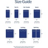 image:imageREST Evercool Cooling Fitted Sheet for Hot Sleepers KingMidnight Blue