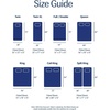 image:imageREST Evercool Cooling Fitted Sheet for Hot Sleepers KingMidnight Blue