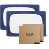 image:imageREST Evercool Cooling Fitted Sheet for Hot Sleepers KingMidnight Blue