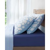 image:imageREST Evercool Cooling Fitted Sheet for Hot Sleepers KingMidnight Blue