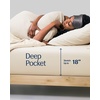image:imageREST Evercool Cooling Fitted Sheet for Hot Sleepers KingSnow Ivory