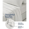 image:imageREST Evercool Cooling Flat Sheet for Hot Sleepers Cali KingKingArctic White