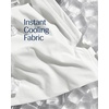 image:imageREST Evercool Cooling Flat Sheet for Hot Sleepers Cali KingKingArctic White