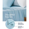 image:imageREST Evercool Cooling Flat Sheet for Hot Sleepers Cali KingKingLight Blue