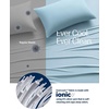 image:imageREST Evercool Cooling Flat Sheet for Hot Sleepers Cali KingKingLight Blue