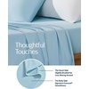 image:imageREST Evercool Cooling Flat Sheet for Hot Sleepers Cali KingKingLight Blue