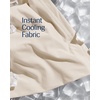 image:imageREST Evercool Cooling Flat Sheet for Hot Sleepers Cali KingKingSnow Ivory