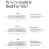 image:imageREST Evercool Cooling Pillow for Hot Sleepers LowArctic White