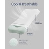 image:imageREST Evercool Cooling Pillow for Hot Sleepers LowArctic White