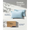 image:imageREST Evercool Cooling Pillowcases for Hot Sleepers King 2PCSLight Blue