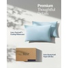 image:imageREST Evercool Cooling Pillowcases for Hot Sleepers King 2PCSLight Blue