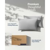 image:imageREST Evercool Cooling Pillowcases for Hot Sleepers King 2PCSLight Gray