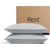 image:imageREST Evercool Cooling Pillowcases for Hot Sleepers King 2PCSLight Gray