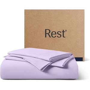 image:imageREST Evercool  Cooling Sheet Set for Hot Sleepers FullLavender Breeze