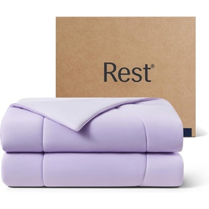 image:imageREST Evercool Cooling Comforter Blanket for Hot Sleepers KingCali KingLavender Breeze