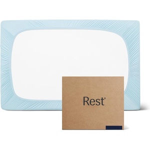 image:imageREST Evercool Cooling Fitted Sheet for Hot Sleepers KingLight Blue