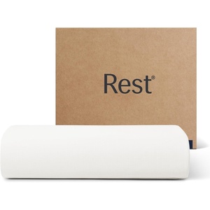 image:imageREST Evercool Cooling Flat Sheet for Hot Sleepers Cali KingKingArctic White