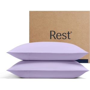 image:imageREST Evercool Cooling Pillowcases for Hot Sleepers King 2PCSLavender Breeze